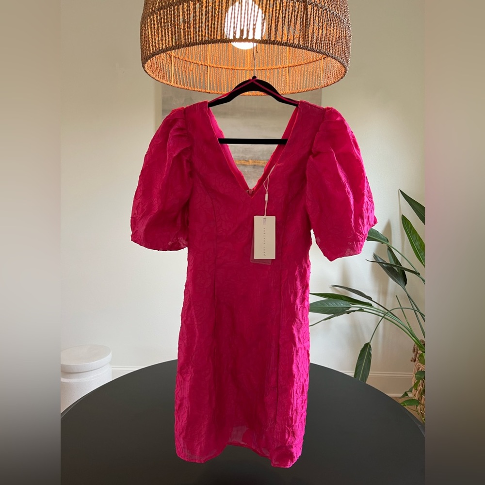 Hot pink boutique dress xs